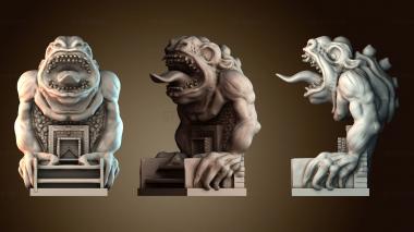 3D модель Скульптура мифического стража (STL)