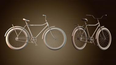3D модель Дизайн винтажного велосипеда (STL)