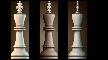 3D модель Король шахматы (STL)