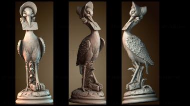 3D модель Аист цикогна (STL)