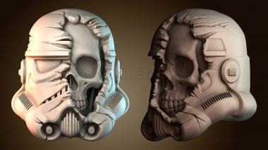 3D модель Шлем штурмовика череп (STL)