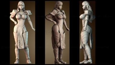 3D модель Мисс Диана (STL)