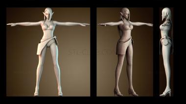 3D модель Эльрат Назарут женщины (STL)