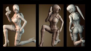 3D модель Фигурка мисс Лары Крофт (STL)