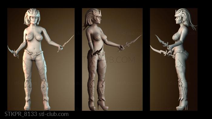 Статуэтки упрощенные Женщина убийца