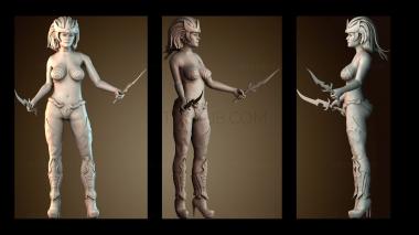 3D модель Женщина убийца (STL)