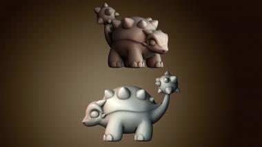 3D модель Эуплоцефалус покемон (STL)