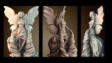 3D модель Фея жрица женщины (STL)