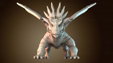 3D модель Драконий летающий ужас (STL)