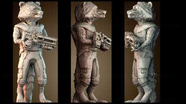 3D модель Страж супергерой (STL)