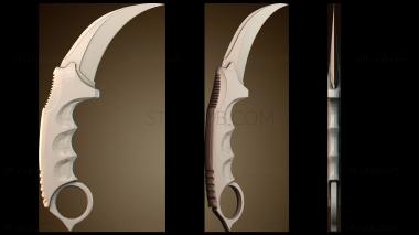 3D модель Нож керамбит (STL)