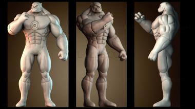 3D модель Мистер Киловог зеленый супермен (STL)