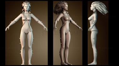 3D модель Девушка Ядовитого Плюща (STL)