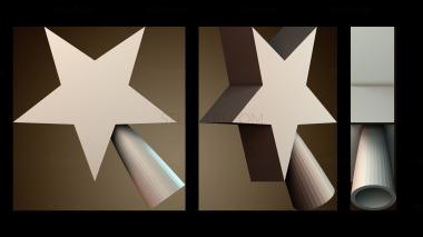 3D модель Вставьте ручку звезду (STL)