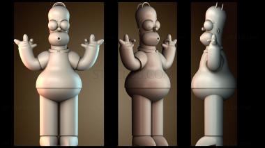 3D модель Счастливый Гомер (STL)