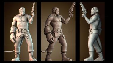 3D модель Хеллбой без куртки (STL)