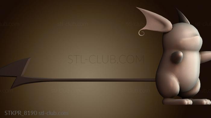 Статуэтки упрощенные Райчу покемон