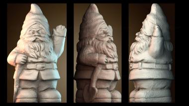 3D модель Статуя снежного старика (STL)