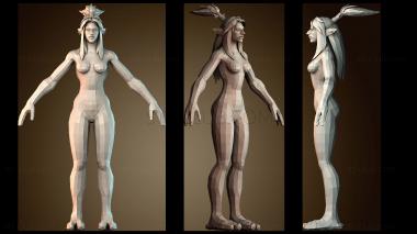 3D модель Женщина тролль (STL)