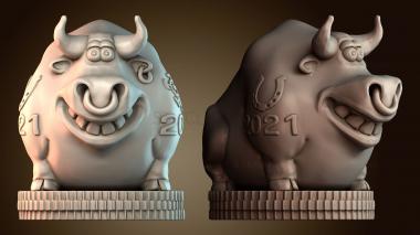 3D модель Буйвол экономит деньги (STL)