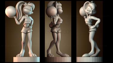 3D модель Кролики Лолы занимаются спортом (STL)