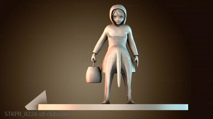 Статуэтки упрощенные Красная Шапочка и Волк