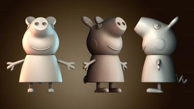 3D модель Свинка Пеппа (STL)