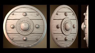 3D модель Щит викинга (STL)