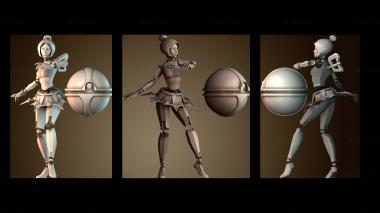 3D модель Мисс Орианна (STL)