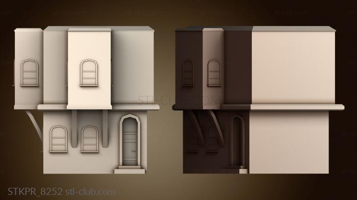 Статуэтки упрощенные Двухэтажный дом