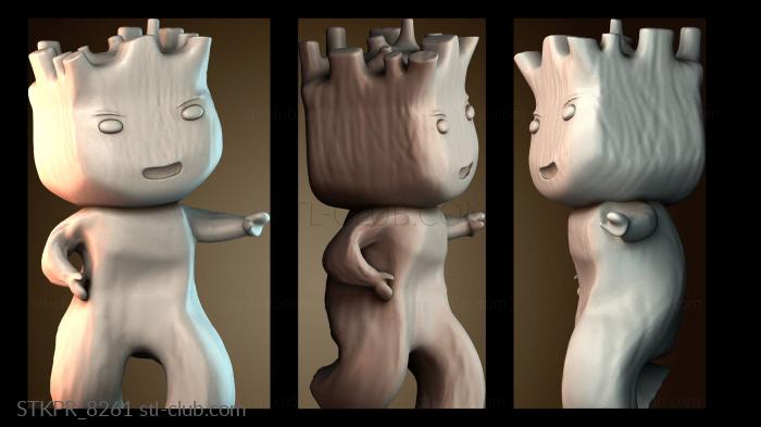 Статуэтки упрощенные Малыш Грут