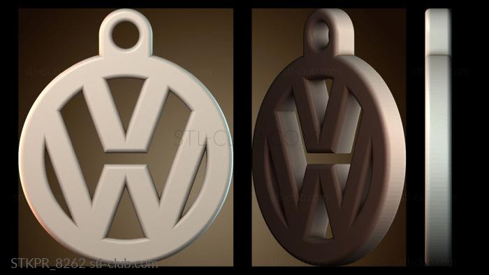 Статуэтки упрощенные Брелок VW