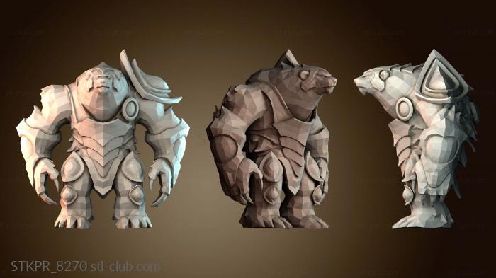 Статуэтки упрощенные Volibear медведь