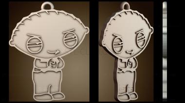 3D модель Грифон брелок (STL)