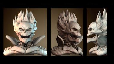 3D модель Призрачный гонщик (STL)