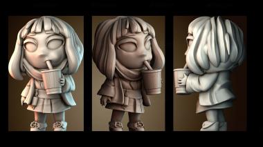 3D модель Мисс Таро (STL)