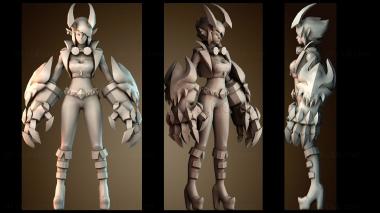 3D модель Мисс Ви в игре (STL)