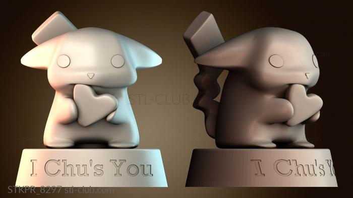 Статуэтки упрощенные Пикачу покемон