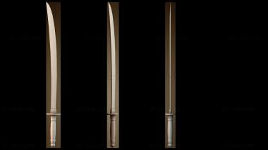 3D модель Меч сабля (STL)