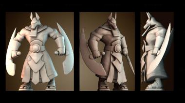 3D модель Меркурий Анубис (STL)