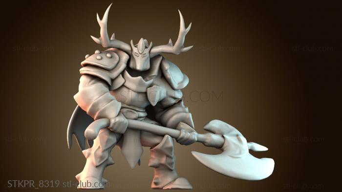 Статуэтки упрощенные Меркурий рыцарь