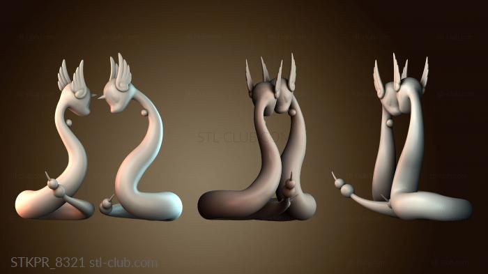 Статуэтки упрощенные Водный покемон