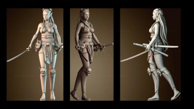 3D модель Мисс Эльфийская охотница (STL)