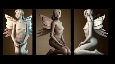 3D модель Мисс Фея (STL)