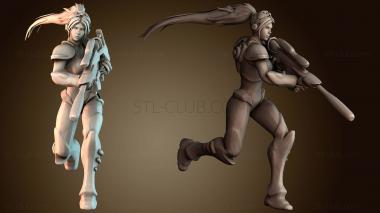 3D модель Мисс Нова забег (STL)