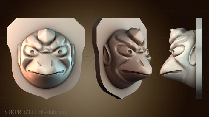 Статуэтки упрощенные Голова Тэнгу