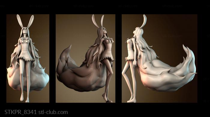 Статуэтки упрощенные Сулонг девушка с длинными волосами