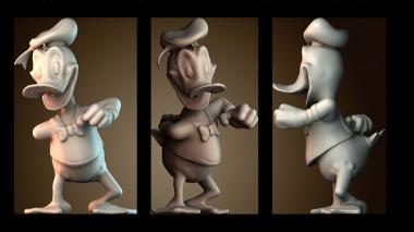 3D модель Дональд (STL)
