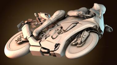 3D модель Поворотный гонщик (STL)