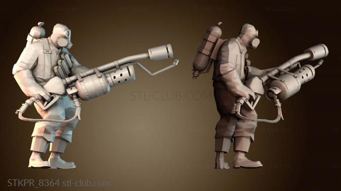 Статуэтки упрощенные Пожарные солдаты